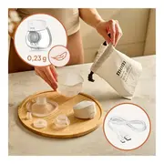 Pompa de san, Lionelo, Fidi Free Lumi, Portabila, Cu accesorii, Hands-free, 9 functii de masaj, Functie iluminare pentru noapte, Fara BPA, Autonomie 3 h, Capacitate 180 ml, Alb BYNLOC-FIDI_FREE_LUMI_WHITE_NATURAL