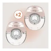 Pompa de san, Lionelo, Fidi Free Slim Duo, Portabila, Cu accesorii, Hands-free, Trifazata, Panou control, Autonomie pana la 3 h, 9 functii de masaj, Silentioasa- 40 db, Capacitate 150 ml, Roz BYNLOC-FIDI_FREE_SLIM_DUO