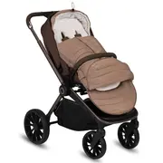 Sac de iarna, Lionelo, Oli, Pentru carucior, landou sau scaun auto, 101x45 cm, Impermeabil, Rezistent pana la -20 grade, Extensibil, Maro BYNLO-OLI_NUTTY