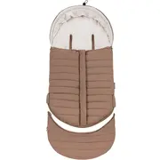 Sac de iarna, Lionelo, Oli, Pentru carucior, landou sau scaun auto, 101x45 cm, Impermeabil, Rezistent pana la -20 grade, Extensibil, Maro BYNLO-OLI_NUTTY