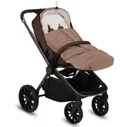 Sac de iarna, Lionelo, Oli, Pentru carucior, landou sau scaun auto, 101x45 cm, Impermeabil, Rezistent pana la -20 grade, Extensibil, Maro BYNLO-OLI_NUTTY