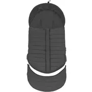 Sac de iarna, Lionelo, Oli, Pentru carucior, landou sau scaun auto, 101x45 cm, Impermeabil, Rezistent pana la -20 grade, Extensibil, Negru BYNLO-OLI_BLACK