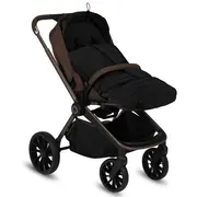 Sac de iarna, Lionelo, Oli, Pentru carucior, landou sau scaun auto, 101x45 cm, Impermeabil, Rezistent pana la -20 grade, Extensibil, Negru BYNLO-OLI_BLACK