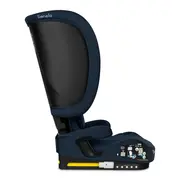 Scaun auto pliabil, Lionelo, Orin, i-Size, 100-150 cm, Tetiera reglabila in 14 pozitii, Spatar in 4 pozitii, Isofix+Top Tether, Sezut ergonomic, Husa transport, Suport sticla, Albastru BYNLO-ORIN_I-SIZE_BLUE_NAVY