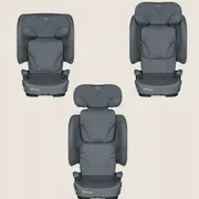 Scaun auto pliabil, Lionelo, Orin, i-Size, 100-150 cm, Tetiera reglabila in 14 pozitii, Spatar in 4 pozitii, Isofix+Top Tether, Sezut ergonomic, Husa transport, Suport sticla, Gri Grafit BYNLO-ORIN_I-SIZE_GREY_GRAPHITE