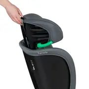 Scaun auto pliabil, Lionelo, Orin, i-Size, 100-150 cm, Tetiera reglabila in 14 pozitii, Spatar in 4 pozitii, Isofix+Top Tether, Sezut ergonomic, Husa transport, Suport sticla, Gri Grafit BYNLO-ORIN_I-SIZE_GREY_GRAPHITE