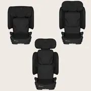 Scaun auto pliabil, Lionelo, Orin, i-Size, 100-150 cm, Tetiera reglabila in 14 pozitii, Spatar in 4 pozitii, Isofix+Top Tether, Sezut ergonomic, Husa transport, Suport sticla, Negru Carbon BYNLO-ORIN_I-SIZE_BLACK_CARBON