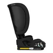 Scaun auto pliabil, Lionelo, Orin, i-Size, 100-150 cm, Tetiera reglabila in 14 pozitii, Spatar in 4 pozitii, Isofix+Top Tether, Sezut ergonomic, Husa transport, Suport sticla, Negru Carbon BYNLO-ORIN_I-SIZE_BLACK_CARBON