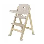 Scaun de masa, Lionelo, Floris, 3 in 1, Din Lemn, Transformabil, Reglabil pe inaltime in 4 pozitii, Suport picioare- 4 pozitii, 6 luni- 12 ani, Sustine 40 kg, Bej BYNLO-FLORIS_BEIGE_NATURAL