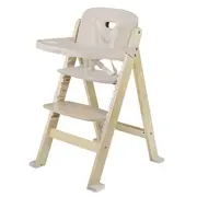 Scaun de masa, Lionelo, Floris, 3 in 1, Din Lemn, Transformabil, Reglabil pe inaltime in 4 pozitii, Suport picioare- 4 pozitii, 6 luni- 12 ani, Sustine 40 kg, Bej BYNLO-FLORIS_BEIGE_NATURAL