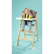 Scaun de masa, Lionelo, Floris, 3 in 1, Din Lemn, Transformabil, Reglabil pe inaltime in 4 pozitii, Suport picioare- 4 pozitii, 6 luni- 12 ani, Sustine 40 kg, Bej BYNLO-FLORIS_BEIGE_NATURAL