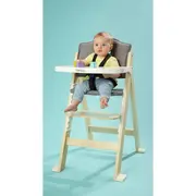 Scaun de masa, Lionelo, Floris, 3 in 1, Din Lemn, Transformabil, Reglabil pe inaltime in 4 pozitii, Suport picioare- 4 pozitii, 6 luni- 12 ani, Sustine 40 kg, Bej BYNLO-FLORIS_BEIGE_NATURAL