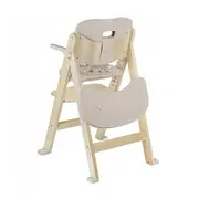 Scaun de masa, Lionelo, Floris, 3 in 1, Din Lemn, Transformabil, Reglabil pe inaltime in 4 pozitii, Suport picioare- 4 pozitii, 6 luni- 12 ani, Sustine 40 kg, Bej BYNLO-FLORIS_BEIGE_NATURAL