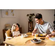 Scaun de masa, Lionelo, Floris, 3 in 1, Din Lemn, Transformabil, Reglabil pe inaltime in 4 pozitii, Suport picioare- 4 pozitii, 6 luni- 12 ani, Sustine 40 kg, Bej BYNLO-FLORIS_BEIGE_NATURAL