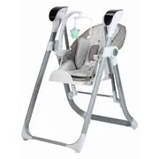 Scaun de masa si balansoar, FreeON, Oli Deluxe, 2 in 1, Transformabil, Multifunctional, Cu melodii de leagan, 0 luni+, Beige BYN82443