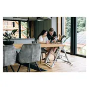 Scaun de masa si balansoar, FreeON, Oli Deluxe, 2 in 1, Transformabil, Multifunctional, Cu melodii de leagan, 0 luni+, Beige BYN82443