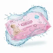 Servetele umede, Bocioland, Apa 99%, Fara parfum, 60 de bucati/pachet BYNBL153