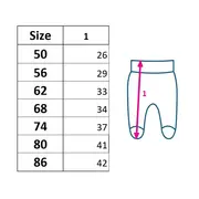 Set 3 piese, New Baby, Classic II, Include 3 perechi de pantalonasi cu botosei, Marime 62, Din bumbac 100%, Blue BYN58559