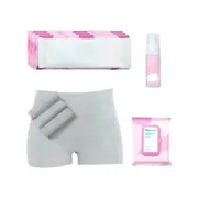 Set postnatal pentru maternitate, Frida Mom, Must Have, 4 bucati chiloti postpartum, 4 tampoane Ice Maxi, 24 tampoane racoritoare, Spuma pentru recuperare 150 ml, Sac depozitare, XS-XL BYNFRIPKGYRG
