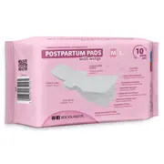 Tampoane absorbante postnatale, Bocioland, Ultra moi, 6 straturi, M, 10 buc BYNBL156