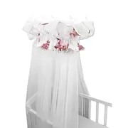 Baldachin, MimiNu, Din tull, Mare, Cu funda din bumbac, Dimensiune 400x170 cm, Materiale certificate Oeko Tex Standard 100, Betty BYN6426972032179