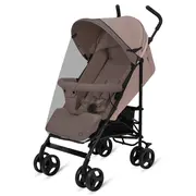 Carucior sport, Lionelo, Elia, Cu plasa de tantari, Suport de picioare reglabil, Spatar ajustabil in 4 pozitii, Capotina XXL, Pliere tip umbrela, Capacitate 15 kg, 6 luni+, EN 1888, Bej Taupe BYNLO-ELIA_BEIGE_TAUPE
