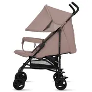 Carucior sport, Lionelo, Elia, Cu plasa de tantari, Suport de picioare reglabil, Spatar ajustabil in 4 pozitii, Capotina XXL, Pliere tip umbrela, Capacitate 15 kg, 6 luni+, EN 1888, Bej Taupe BYNLO-ELIA_BEIGE_TAUPE