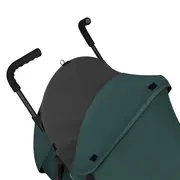 Carucior sport, Lionelo, Elia, Cu plasa de tantari, Suport de picioare reglabil, Spatar ajustabil in 4 pozitii, Capotina XXL, Pliere tip umbrela, Capacitate 15 kg, 6 luni+, EN 1888, Verde grafit BYNLO-ELIA_GREEN_GRAPHITE