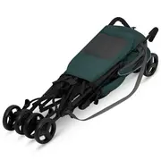 Carucior sport, Lionelo, Elia, Cu plasa de tantari, Suport de picioare reglabil, Spatar ajustabil in 4 pozitii, Capotina XXL, Pliere tip umbrela, Capacitate 15 kg, 6 luni+, EN 1888, Verde grafit BYNLO-ELIA_GREEN_GRAPHITE