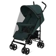Carucior sport, Lionelo, Elia, Cu plasa de tantari, Suport de picioare reglabil, Spatar ajustabil in 4 pozitii, Capotina XXL, Pliere tip umbrela, Capacitate 15 kg, 6 luni+, EN 1888, Verde grafit BYNLO-ELIA_GREEN_GRAPHITE