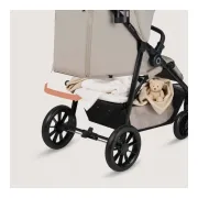 Carucior sport, Lionelo, Emerald, Pliere cu o mana, Copertina XXL UPF50+, Spatar reglabil, Suspensie completa, Roti EVA, 6- 48 luni, Pana la 22 kg, Bej BYNLO-EMERALD_BEIGE_SAND