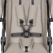 Carucior sport, Lionelo, Emerald, Pliere cu o mana, Copertina XXL UPF50+, Spatar reglabil, Suspensie completa, Roti EVA, 6- 48 luni, Pana la 22 kg, Bej BYNLO-EMERALD_BEIGE_SAND