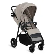 Carucior sport, Lionelo, Emerald, Pliere cu o mana, Copertina XXL UPF50+, Spatar reglabil, Suspensie completa, Roti EVA, 6- 48 luni, Pana la 22 kg, Bej BYNLO-EMERALD_BEIGE_SAND