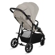 Carucior sport, Lionelo, Emerald, Pliere cu o mana, Copertina XXL UPF50+, Spatar reglabil, Suspensie completa, Roti EVA, 6- 48 luni, Pana la 22 kg, Bej BYNLO-EMERALD_BEIGE_SAND