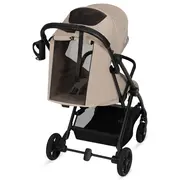 Carucior sport, Lionelo, Tansi, Pliere automata, Ultracompact, Manevrare cu o mana, Roti cu tehnologie GravelTech, Spatar si suport picioare reglabile, 6-48 luni, Sustine 22 kg, Bej BYNLO-TANSI_BEIGE_SAND