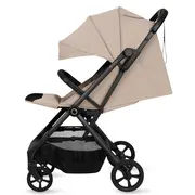 Carucior sport, Lionelo, Tansi, Pliere automata, Ultracompact, Manevrare cu o mana, Roti cu tehnologie GravelTech, Spatar si suport picioare reglabile, 6-48 luni, Sustine 22 kg, Bej BYNLO-TANSI_BEIGE_SAND