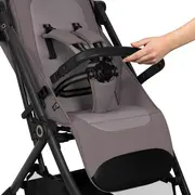 Carucior sport, Lionelo, Tansi, Pliere automata, Ultracompact, Manevrare cu o mana, Roti cu tehnologie GravelTech, Spatar si suport picioare reglabile, 6-48 luni, Sustine 22 kg, Bej Taupe BYNLO-TANSI_BEIGE_TAUPE