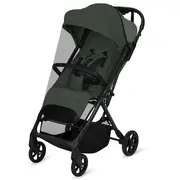 Carucior sport, Lionelo, Tansi, Pliere automata, Ultracompact, Manevrare cu o mana, Roti cu tehnologie GravelTech, Spatar si suport picioare reglabile, 6-48 luni, Sustine 22 kg, Verde BYNLO-TANSI_GREEN_EMERALD