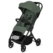 Carucior sport, Lionelo, Tansi, Pliere automata, Ultracompact, Manevrare cu o mana, Roti cu tehnologie GravelTech, Spatar si suport picioare reglabile, 6-48 luni, Sustine 22 kg, Verde BYNLO-TANSI_GREEN_EMERALD