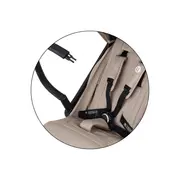 Carucior sport, Petite&Mars, Flip, Pliere compacta cu o mana, Spatar reglabil pana la pozitie de somn, Suport picioare reglabil, Copertina extensibila cu protectie UPF50+, Pana la 22 kg, 0 luni+, Bej BYN670733