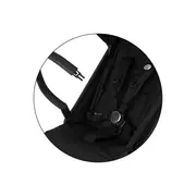 Carucior sport, Petite&Mars, Flip, Pliere compacta cu o mana, Spatar reglabil pana la pozitie de somn, Suport picioare reglabil, Copertina extensibila cu protectie UPF50+, Pana la 22 kg, 0 luni+, Negru BYN670825