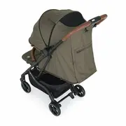 Carucior sport, Petite&Mars, Fly, Pliere compacta, Spatar reglabil pana la pozitie de somn, Suport picioare reglabil, Copertina extensibila cu protectie UPF40+, Suport pahar inclus, Pana la 22 kg, 0 luni+, Verde BYN554841