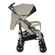 Carucior sport compact, Lionelo, Irma, Spatar ajustabil in 4 pozitii, Suport picioare reglabil, Manere rotative, Pliere tip umbrela, 6- 36 luni, Pana la 15 kg, Conform cu EN1888-1:2018, Bej BYNLO-IRMA_BEIGE_SAND