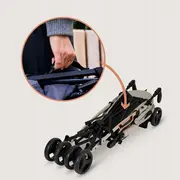 Carucior sport compact, Lionelo, Irma, Spatar ajustabil in 4 pozitii, Suport picioare reglabil, Manere rotative, Pliere tip umbrela, 6- 36 luni, Pana la 15 kg, Conform cu EN1888-1:2018, Bej BYNLO-IRMA_BEIGE_SAND