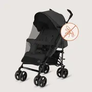 Carucior sport compact, Lionelo, Irma, Spatar ajustabil in 4 pozitii, Suport picioare reglabil, Manere rotative, Pliere tip umbrela, 6- 36 luni, Pana la 15 kg, Conform cu EN1888-1:2018, Gri inchis BYNLO-IRMA_GREY_STONE