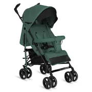 Carucior sport compact, Lionelo, Irma, Spatar ajustabil in 4 pozitii, Suport picioare reglabil, Manere rotative, Pliere tip umbrela, 6- 36 luni, Pana la 15 kg, Conform cu EN1888-1:2018, Verde smarald BYNLO-IRMA_GREEN_EMERALD