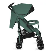 Carucior sport compact, Lionelo, Irma, Spatar ajustabil in 4 pozitii, Suport picioare reglabil, Manere rotative, Pliere tip umbrela, 6- 36 luni, Pana la 15 kg, Conform cu EN1888-1:2018, Verde smarald BYNLO-IRMA_GREEN_EMERALD