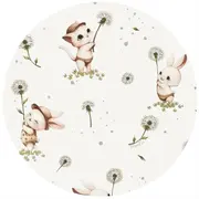 Cearceaf cu elastic, MimiNu, Pentru landou, carucior si cosulet, Dimensiune 80x35 cm, Din bumbac certificat Oeko Tex Standard 100, Cats BYN6426972032032