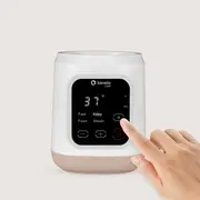 Incalzitor biberoane, Lionelo, ThermUp 3.0, 6 in 1, Incalzire, Decongelare, Sterilizare, Mentinerea temperaturii, 400 W, 35-100&deg;C, Panou de comanda tactil, Fara BPA, Oprire automata, Placa de incalzire din teflon, Alb BYNLOC-THERMUP_3.0