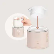 Incalzitor portabil, Lionelo, ThermUp Swift, Portabil, Incalzire in 3 minute, Mentinerea temperaturii, 60 W, USB-C, 4 setari de temperatura: 37-50&deg;C, Recipient 180 ml inclus, Rose Gold BYNLOC-THERMUP_SWIFT